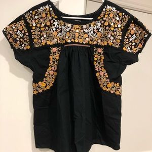 Madewell Embroidered Top
